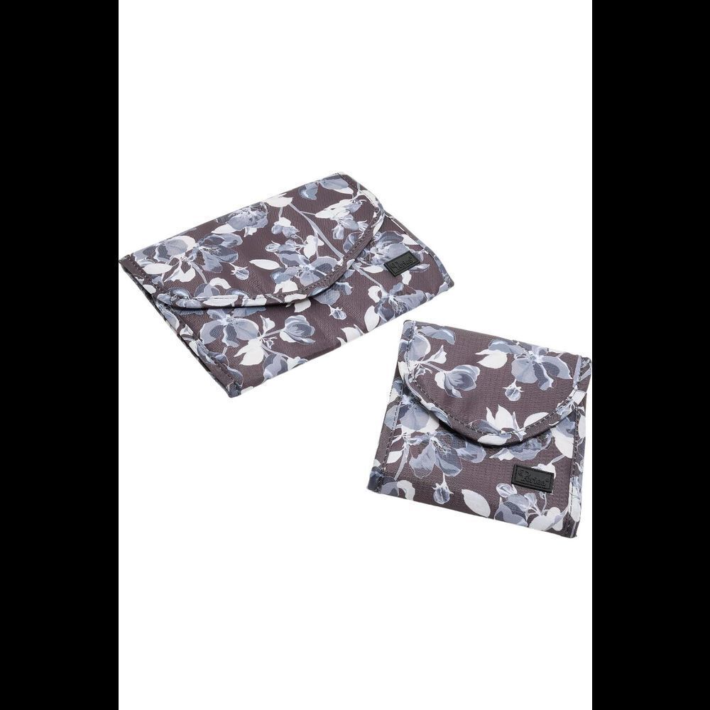 Periea 2-pack Travel Jewelry Organizers Black Floral
